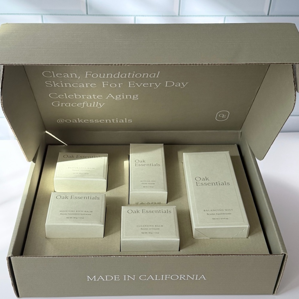 Oak Essentials The Routine Set 5 Pieces NEW